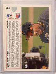 Back Of Card | Barry Bonds Baseball Cards 1991 Upper Deck Silver Sluggers