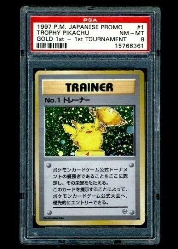 No. 1 Trophy Pikachu Pokemon Japanese Promo