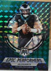Jalen Hurts [Green] Football Cards 2023 Panini Mosaic Epic Performers Prices