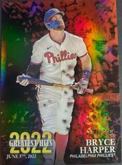 Bryce Harper [Black] Baseball Cards 2023 Topps 2022 Greatest Hits Prices