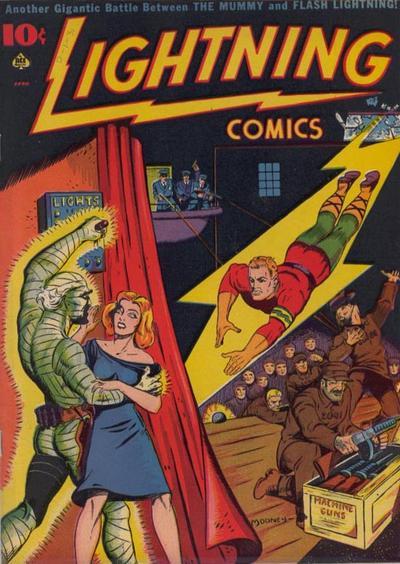 Lightning Comics #6 (1941) Comic Books Lightning Comics