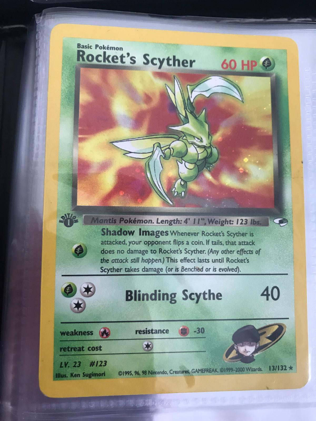 Rocket's Scyther [1st Edition] | Ungraded | Pokemon Gym Heroes