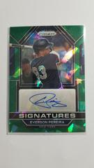 Everson Pereira [Cracked Green Ice] Baseball Cards 2023 Panini Prizm Signatures Prices
