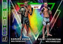 Kamaru Usman, Colby Covington [Green] #4 Ufc Cards 2022 Panini Donruss UFC Duos Prices