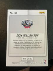 #1 Of 2589 | Zion Williamson Basketball Cards 2019 Panini Instant