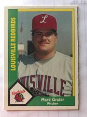 Mark Grater Baseball Cards 1990 CMC Louisville Redbirds Prices