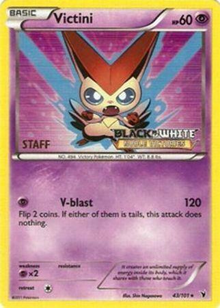 Victini [Prerelease Staff] #43 Pokemon Noble Victories