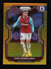 Said Benrahma [Gold] #4 Soccer Cards 2020 Panini Chronicles Prizm Premier League Prices