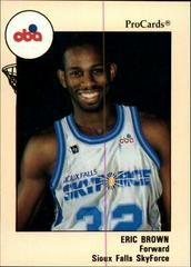 Eric Brown Basketball Cards 1989 Procards Cba Prices