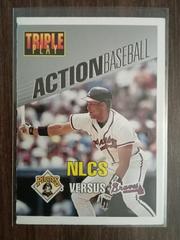 Dave Justice #29 Baseball Cards 1993 Panini Donruss Triple Play Action Baseball Prices