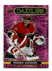 Frederik Andersen [Pink] Hockey Cards 2021 Upper Deck Dazzlers Prices