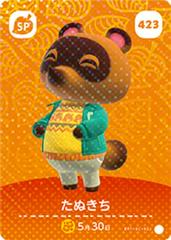 Tom Nook #423 [Animal Crossing Series 5] Amiibo Cards Prices