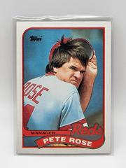 Pete Rose #505 Baseball Cards 1989 Topps Prices