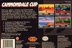 Cannondale Cup - Back | Cannondale Cup Super Nintendo