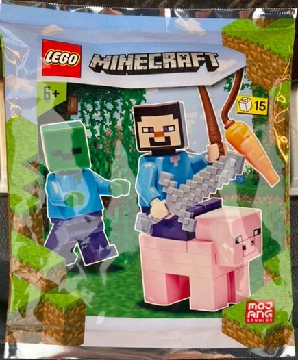 Steve, Zombie And Pig #662101 LEGO Minecraft