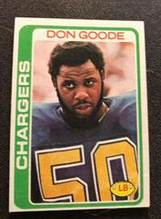 Don Goode Football Cards 1978 Topps Prices
