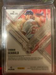 BACK | Connor Seabold Baseball Cards 2022 Panini Diamond Kings DK Materials Signatures