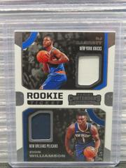 RJ Barrett, Zion Williamson Basketball Cards 2019 Panini Contenders Rookie Ticket Dual Swatches Prices
