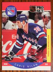 Chris Nilan #205 Hockey Cards 1990 Pro Set Prices