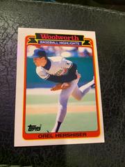 Orel Hershiser #4 Baseball Cards 1989 Topps Woolworth Baseball Highlights Prices