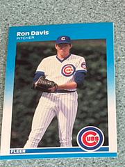 Ron Davis #558 Baseball Cards 1987 Fleer Prices