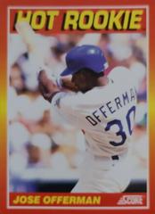 Jose Offerman #10 Baseball Cards 1991 Score Hot Rookies Prices