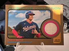 Juan Soto [Gold] #CCR-JS Baseball Cards 2022 Topps Heritage Clubhouse Collection Relics Prices