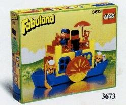 Steamboat #3673 LEGO Fabuland