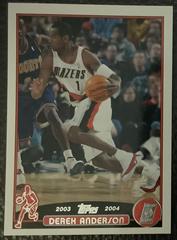 Derek Anderson Basketball Cards 2003 Topps Prices