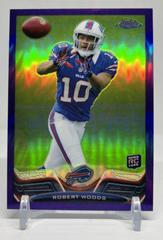 Robert Woods [Catching Purple Refractor] #3 Football Cards 2013 Topps Chrome Prices