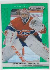 Carey Price [Green Prizm] Hockey Cards 2013 Panini Prizm Prices