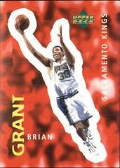 Brian Grant Basketball Cards 1997 Collector's Choice International European Stickers Prices