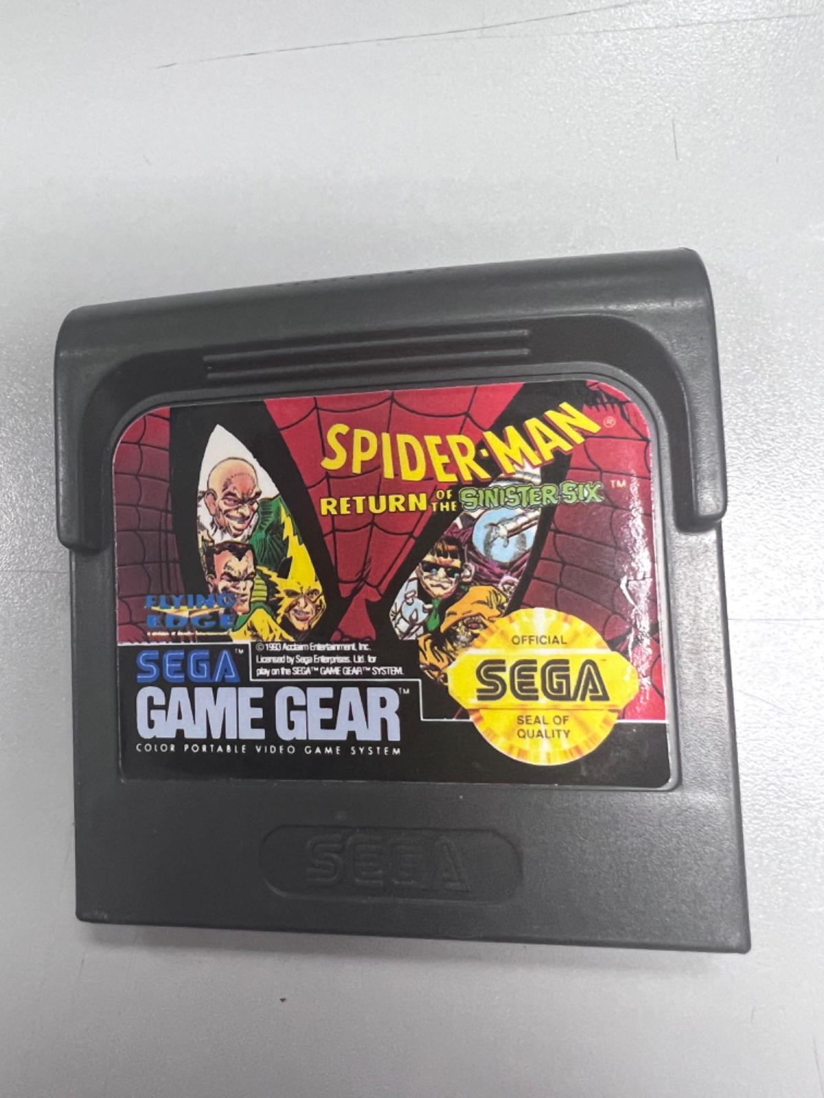 Spider-Man : Return of the Sinister Six sur Game Gear