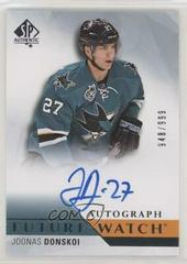 Joonas Donskoi [Autograph] #256 Hockey Cards 2015 SP Authentic Prices