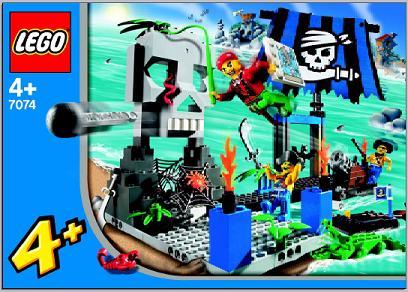 Skull Island #7074 LEGO 4 Juniors