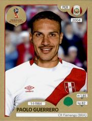 Paolo Guerrero [Gold] Soccer Cards 2018 Panini World Cup Stickers Prices