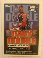 Hakeem Olajuwon Basketball Cards 1999 Topps NBA Tipoff Daily Double Prices