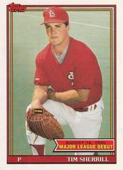 Tim Sherrill #142 Baseball Cards 1991 Topps '90 M.L. Debut Prices