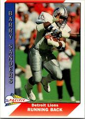 Barry Sanders Football Cards 1991 Pacific Prices