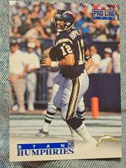 Stan Humphries Football Cards 1996 Pro Line Prices