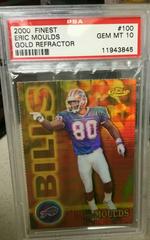 Eric Moulds [Gold Refractor] Football Cards 2000 Topps Finest Prices