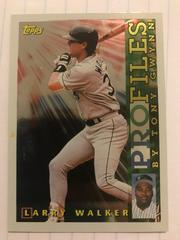 Larry Walker Baseball Cards 1996 Topps Profiles Prices