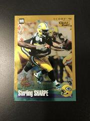 Sterling Sharpe. [Gold Zone] #3 Football Cards 1994 Panini Score Prices