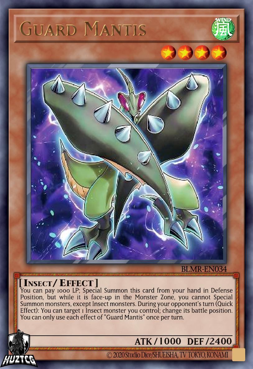 Guard Mantis BLMR-EN034 YuGiOh Battles of Legend: Monstrous Revenge