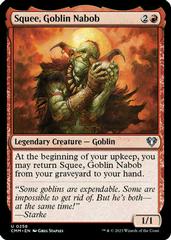 Squee, Goblin Nabob #258 Magic Commander Masters Prices