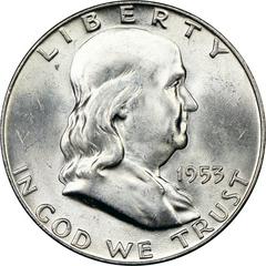 1953 D Coins Franklin Half Dollar Prices