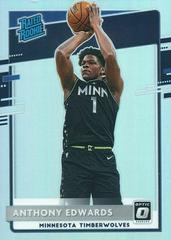 Anthony Edwards [Holo] Basketball Cards 2020 Panini Donruss Optic Prices