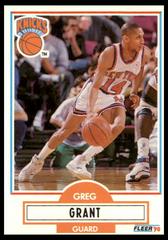 Greg Grant Basketball Cards 1990 Fleer Update Prices