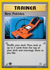New Pokedex [1st Edition] Pokemon Neo Genesis Prices