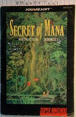 Manual  | Secret of Mana Super Nintendo